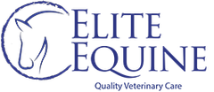 The logo for elite equine quality veterinary care