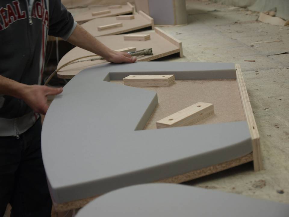 Sagomatura imbottitura