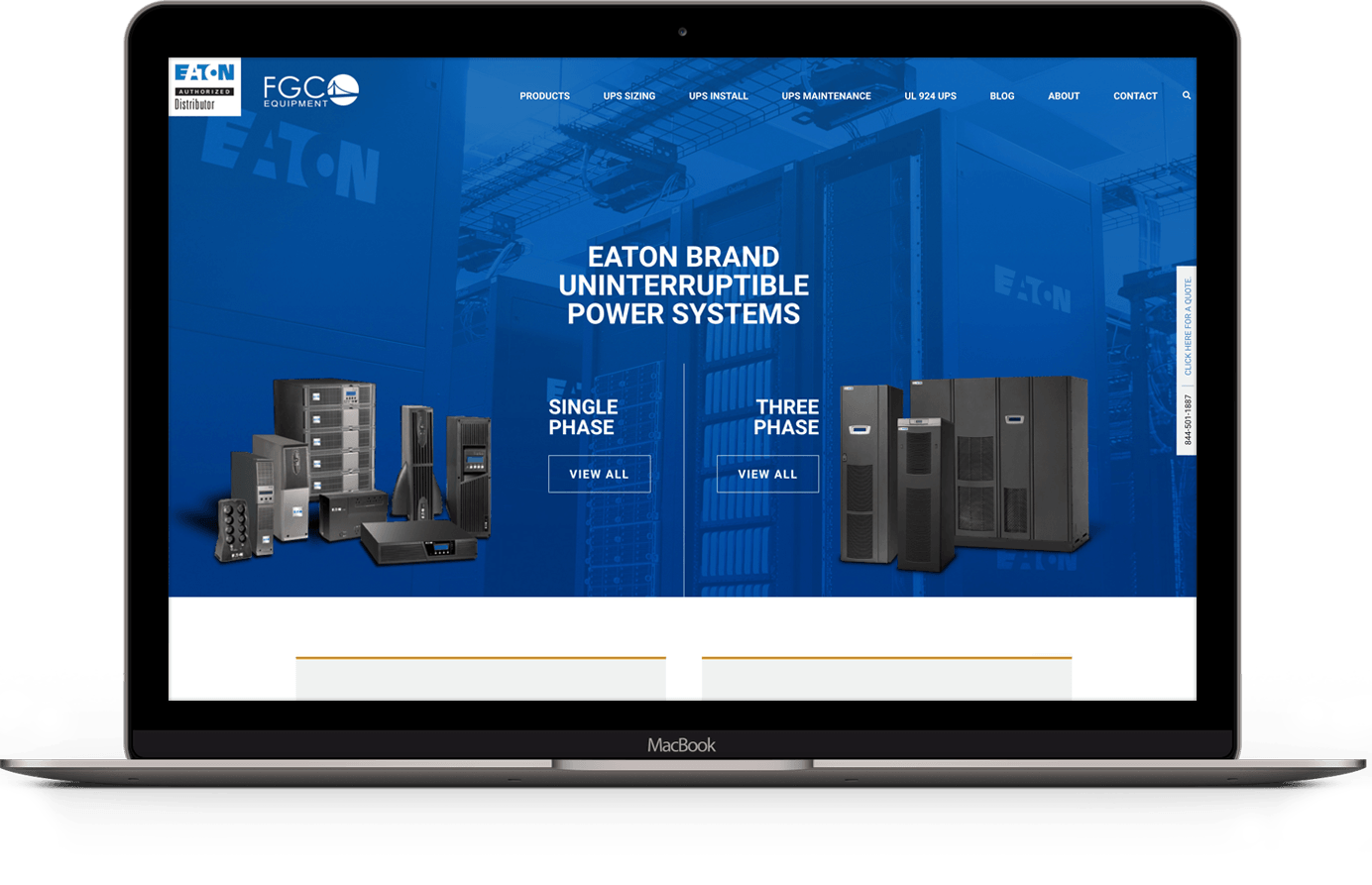 FGC Equipment Web Design Portfolio | RivalMind