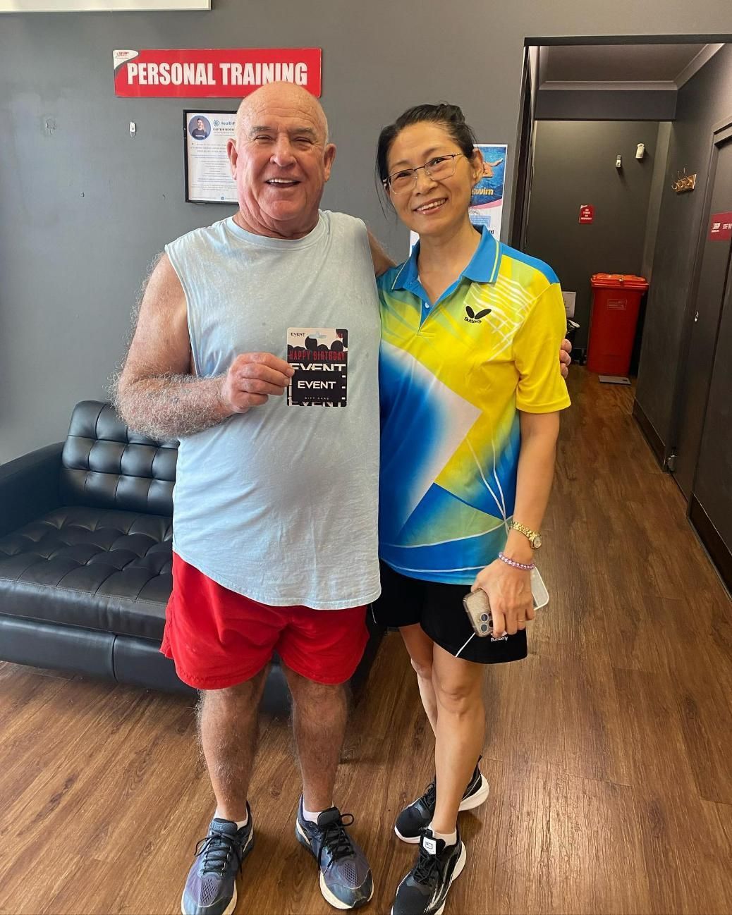 A Man and a Woman Are Posing for a Picture in a Gym β Health First Townsville In Townsville, QLD