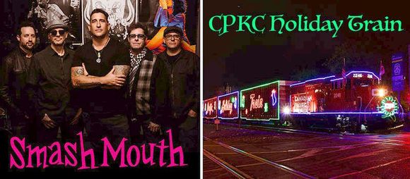 Click for holiday event information Smash Mouth and the CPKC Holiday Train
