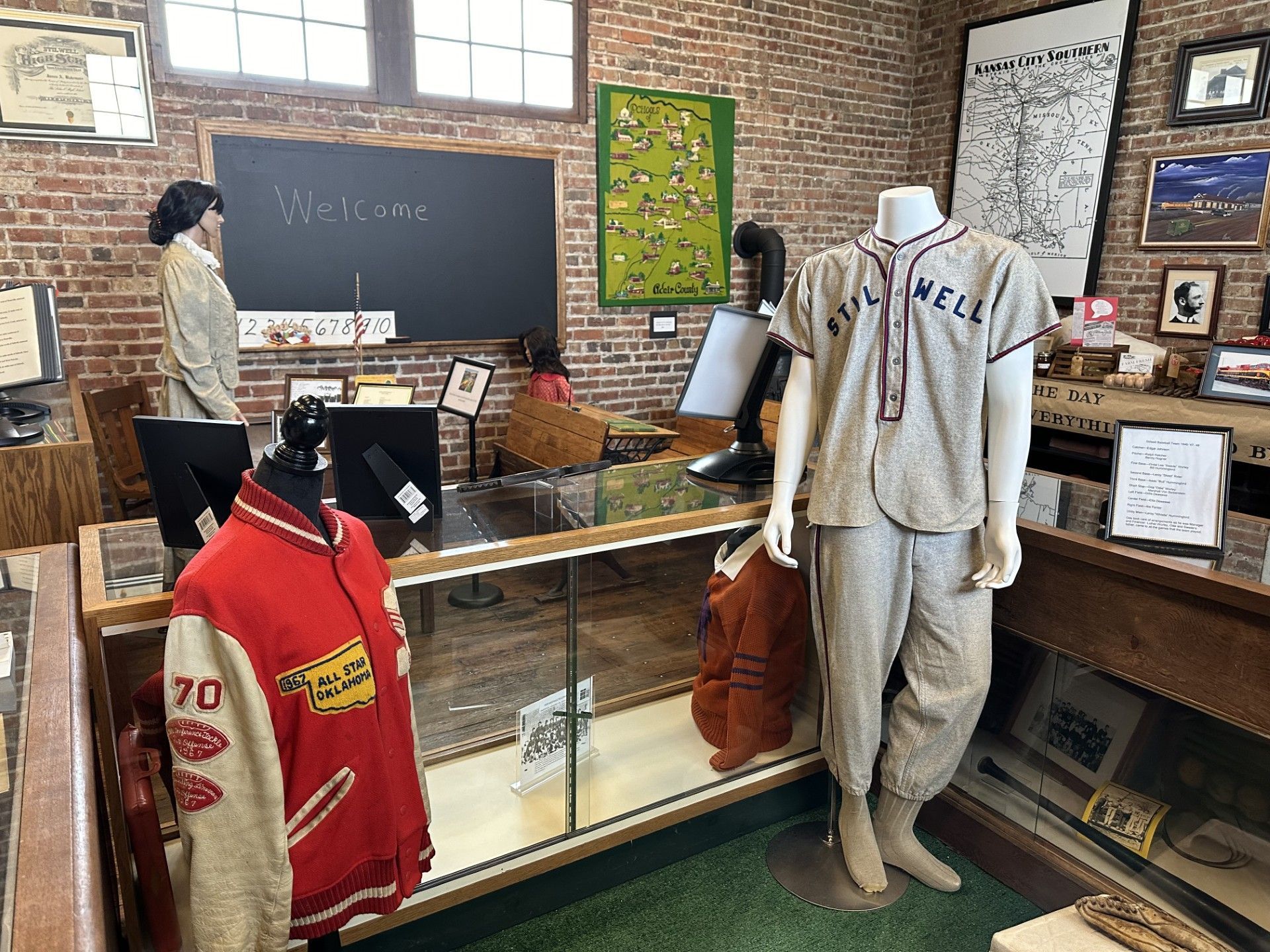 museum exhibits such as clothing