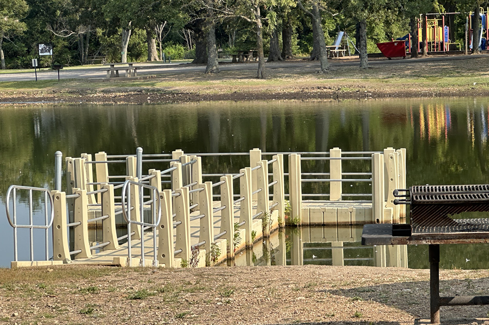 Fishing dock at Adair Park