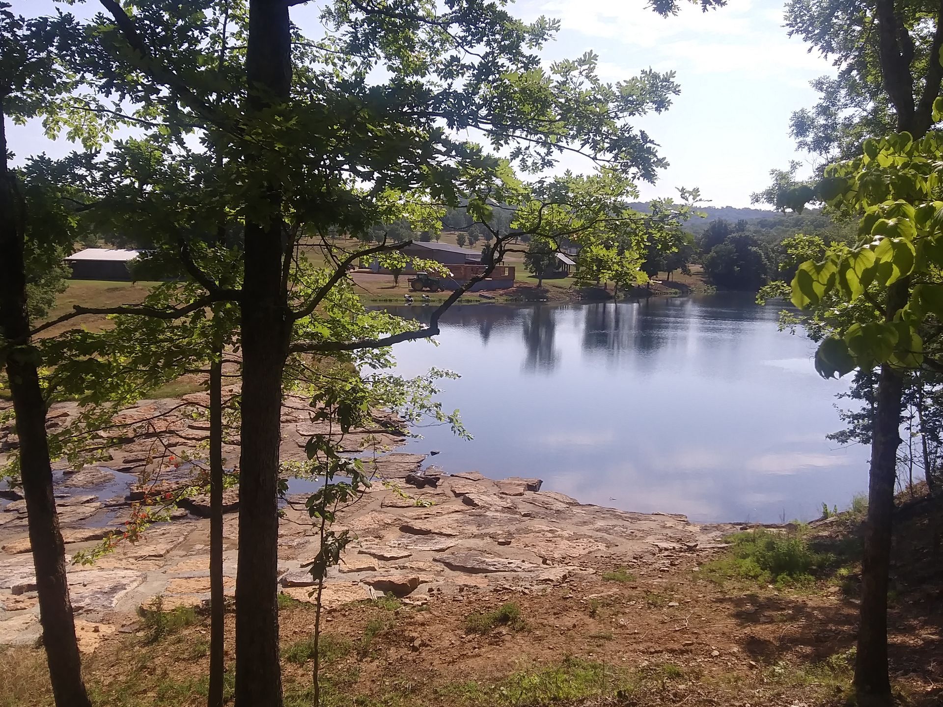 Lake at Hunt Mill Hollow Ranch