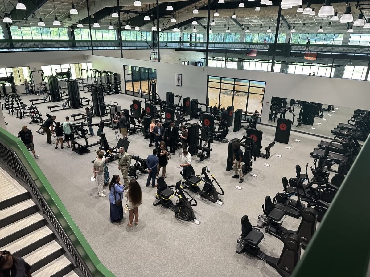 Inside view and different fitness machines at the Stilwell Wellness Center