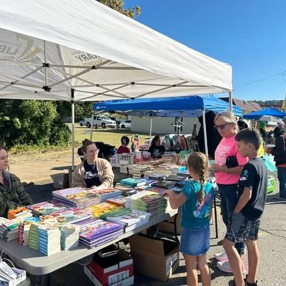 Library book giveaway