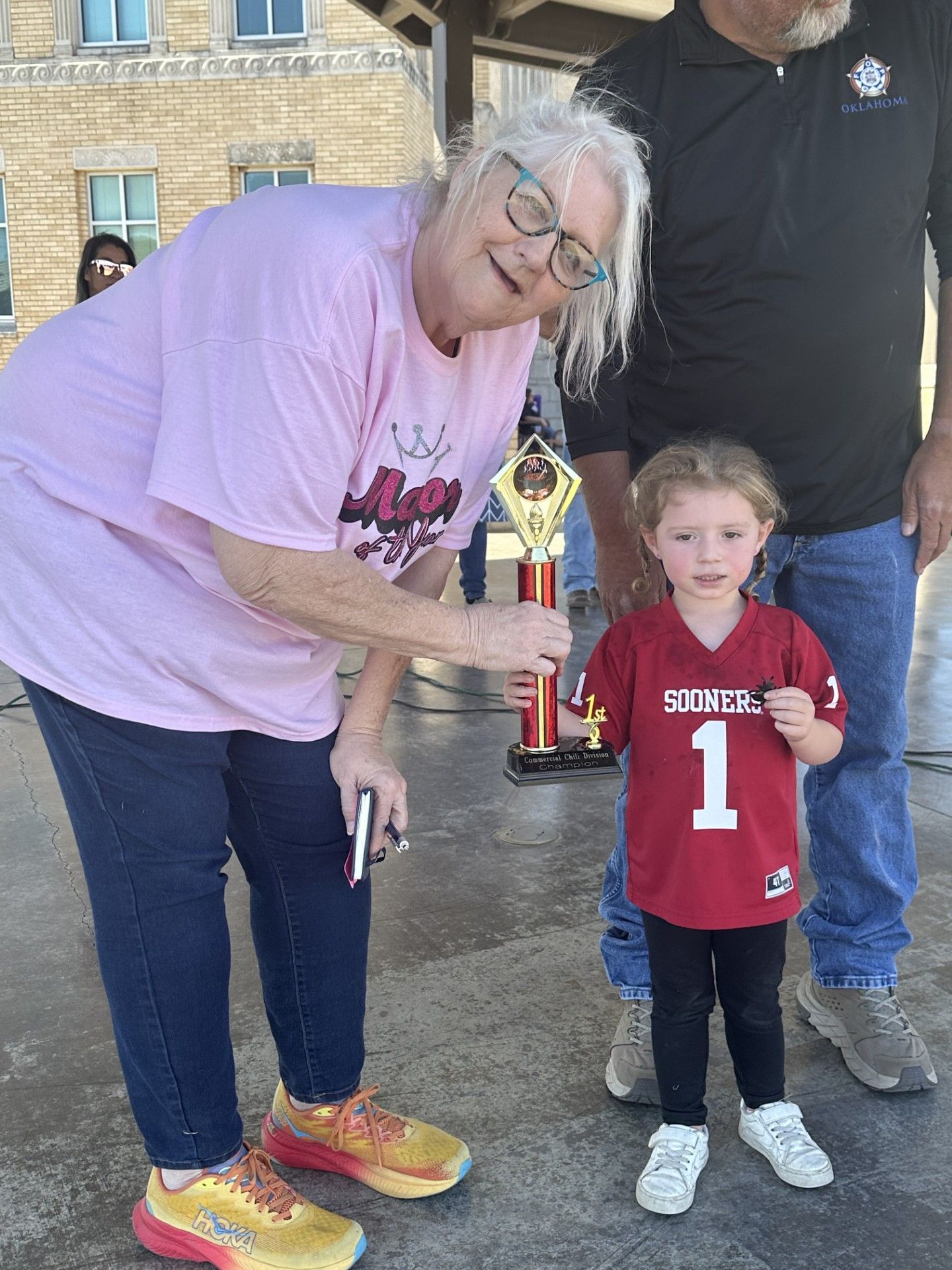 Mayor Wright and Charlotte Girdner