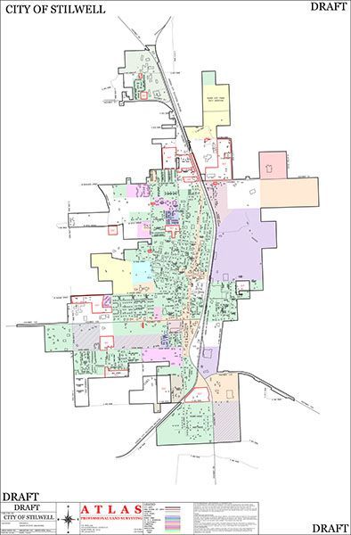 Planning and zoning map of Stilwell Oklahoma