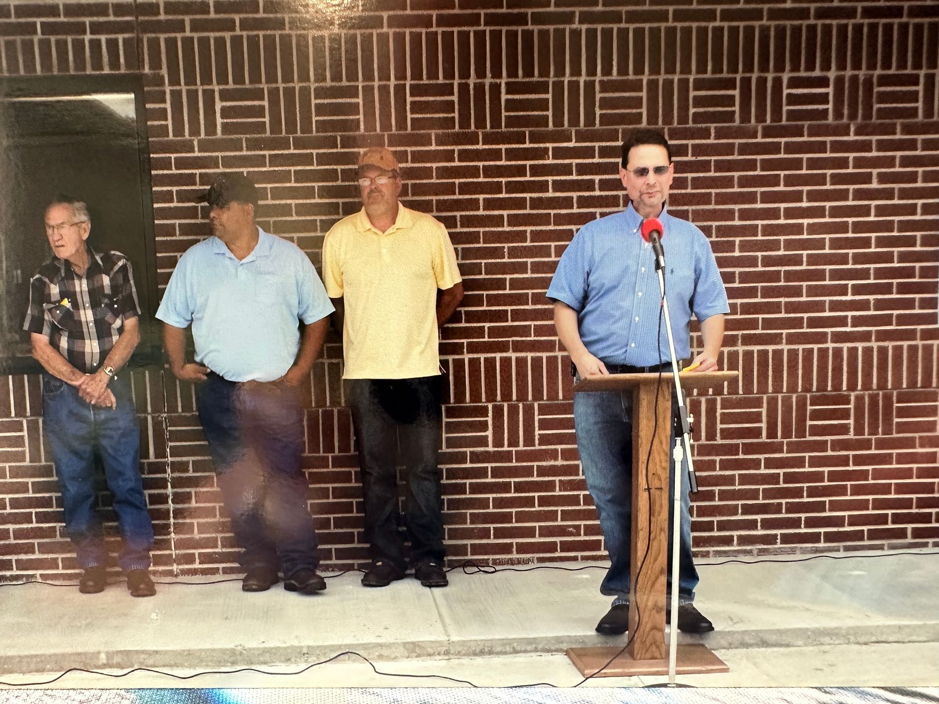 Speaker at the grand opening of the Stilwell Police headquarters