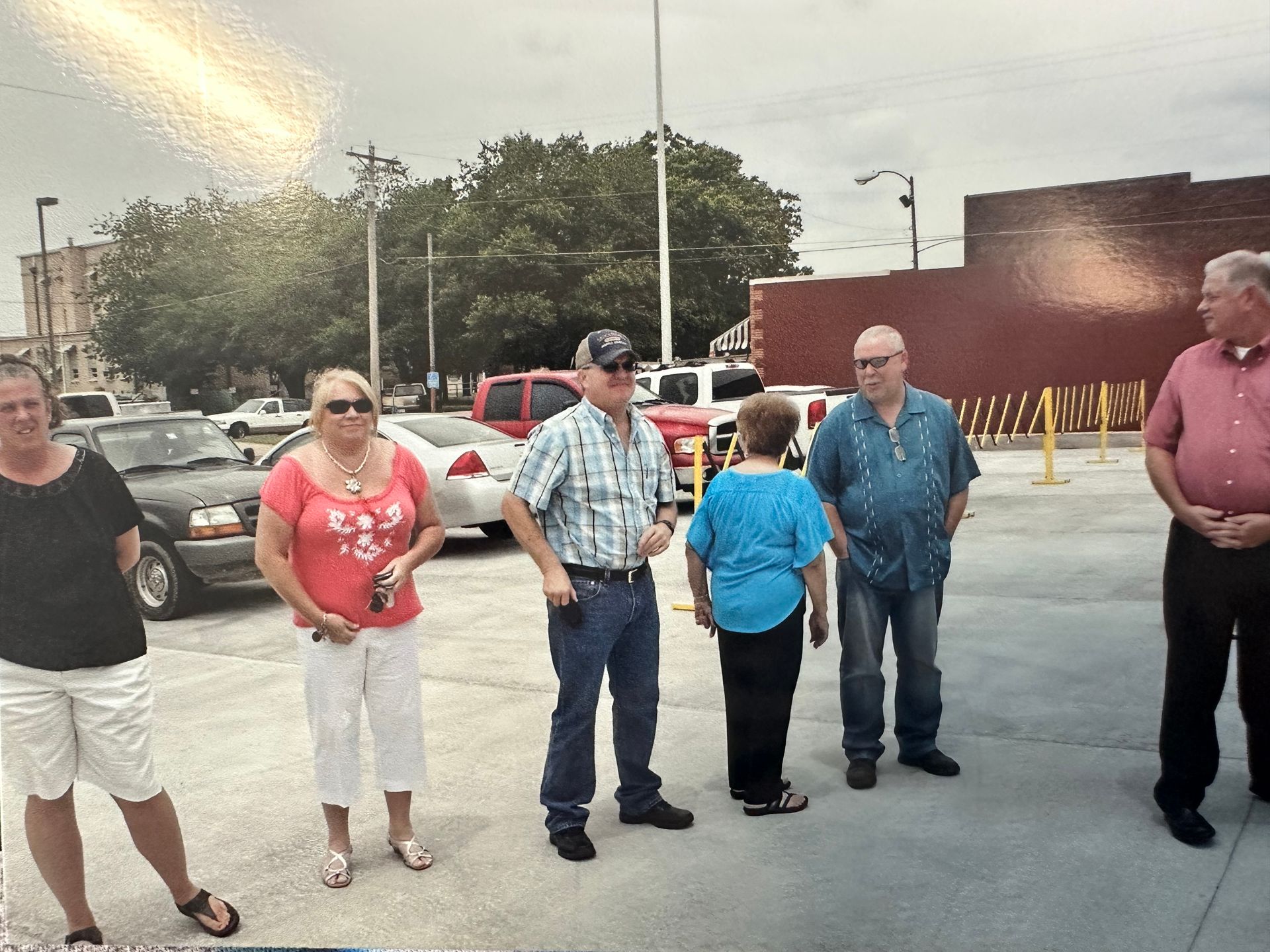 Stilwell residents at the police station grand opening