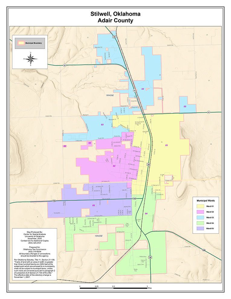 Stilwell Oklahoma ward map