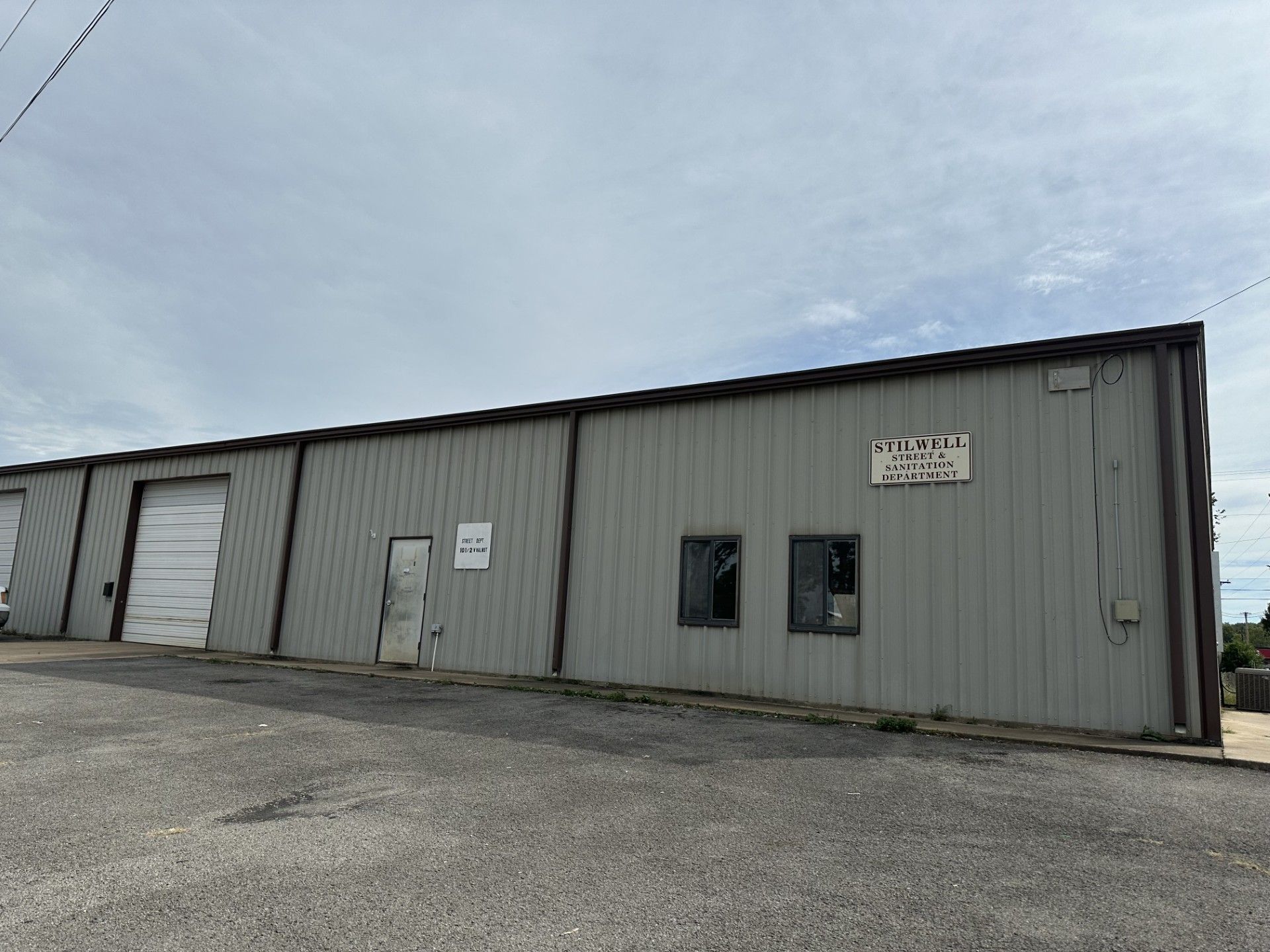 Stilwell, Oklahoma Street Department building