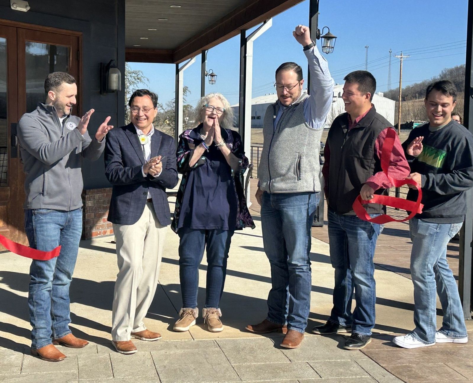 Cherokee Nation ribbon cutting at the Cherokee Senior Nutrition Center