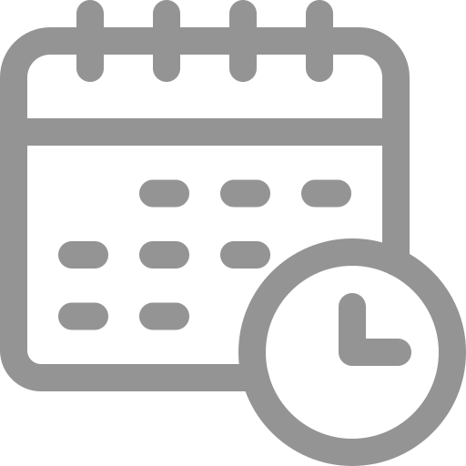 a calendar with a clock next to it .