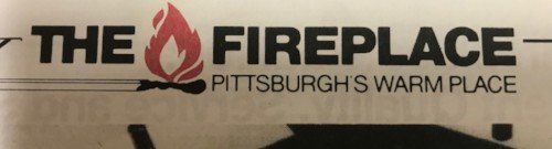 A logo for the fireplace pittsburgh 's warm place