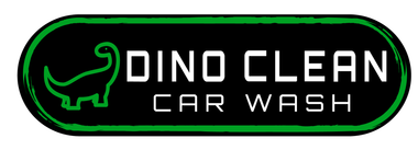 Dino Clean Car Wash Logo