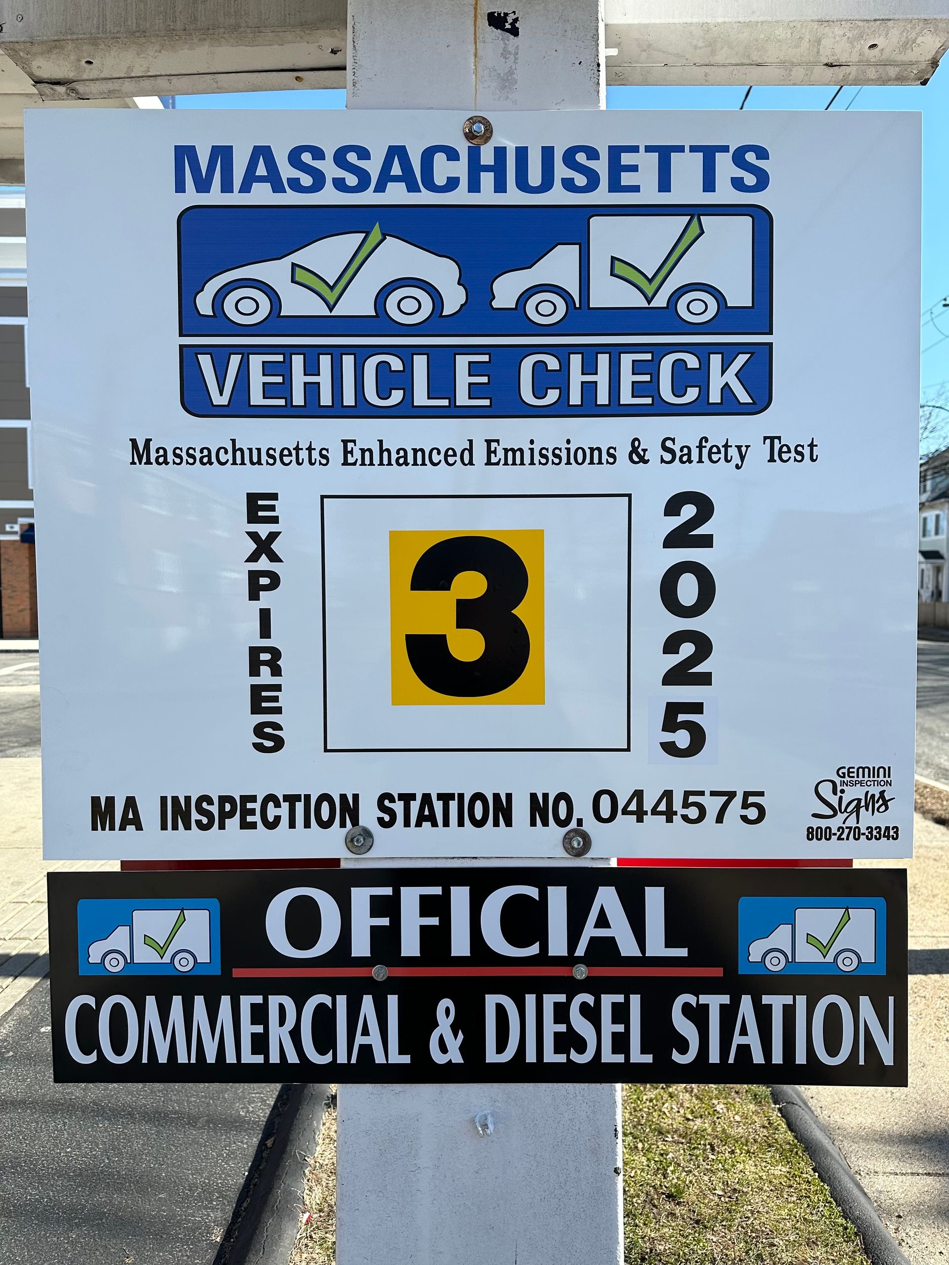 Commercial Inspection Station in Arlington, MA at Eli's Service Station