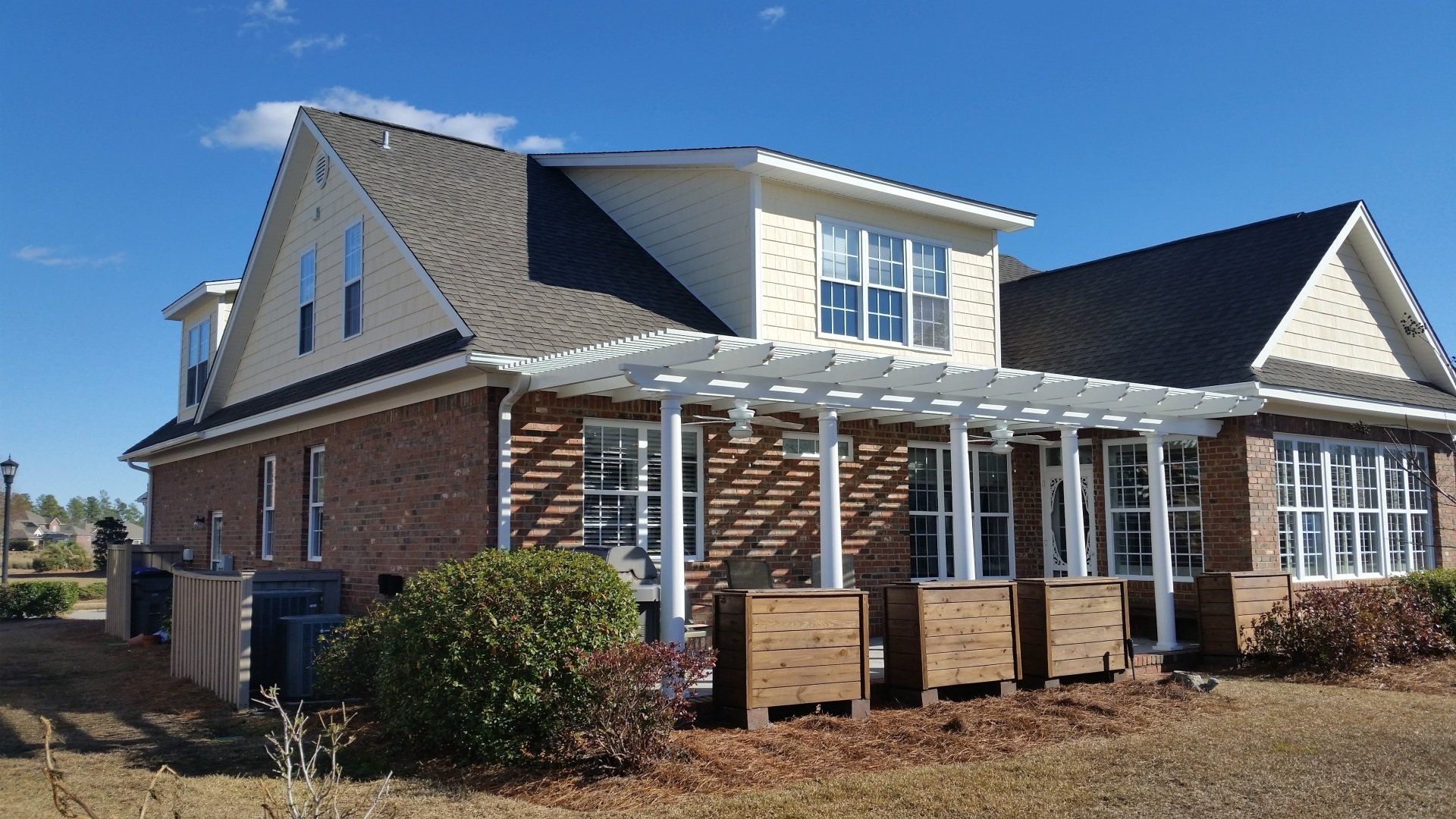 Pergola installation in Wilmington, NC