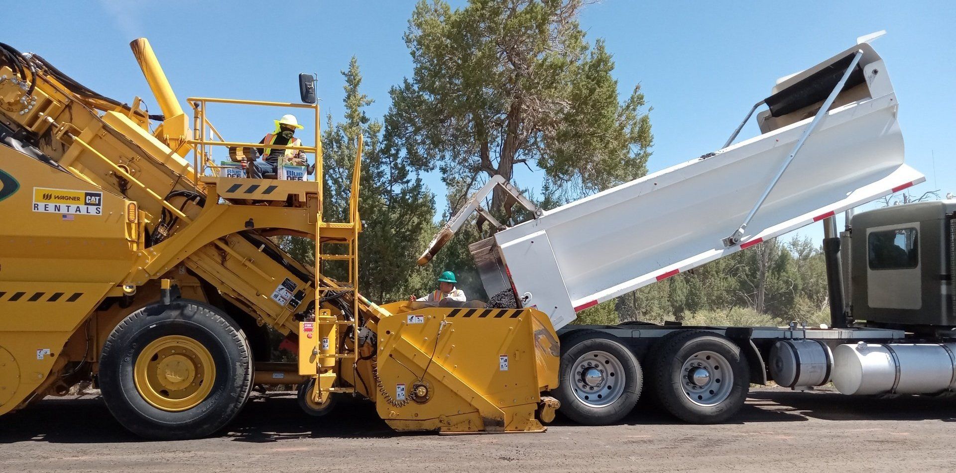 Transferring Asphalt Mixtures