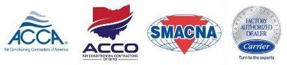 A collage of logos for acca acco and smacna