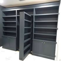 A room filled with lots of shelves and cabinets.