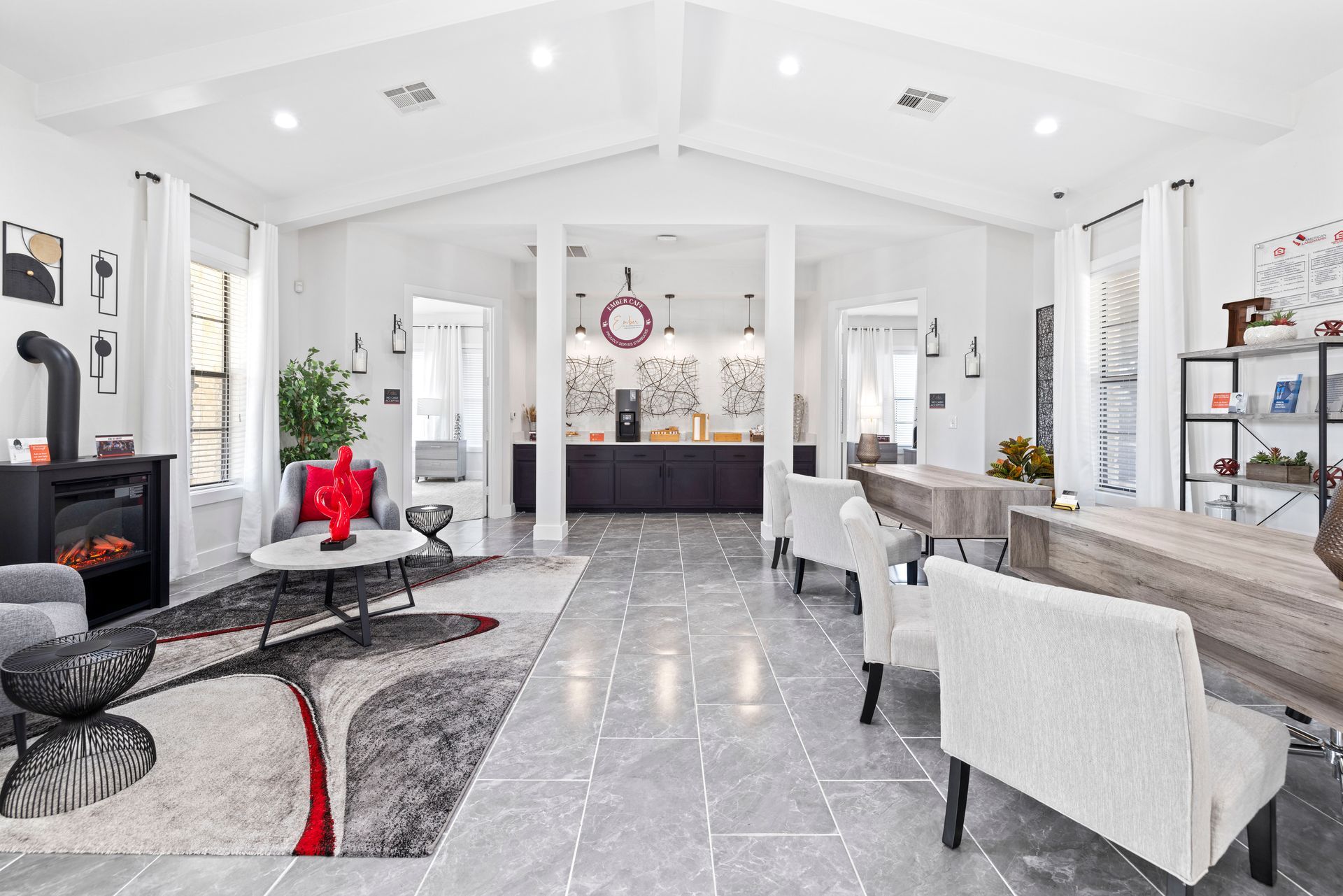 Leasing office at Ember at Alamo Ranch.