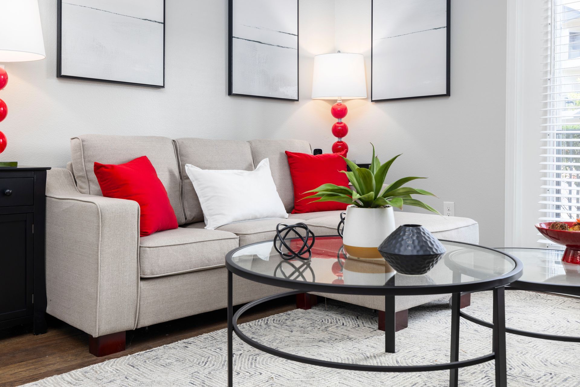 Living room at Ember at Alamo Ranch.