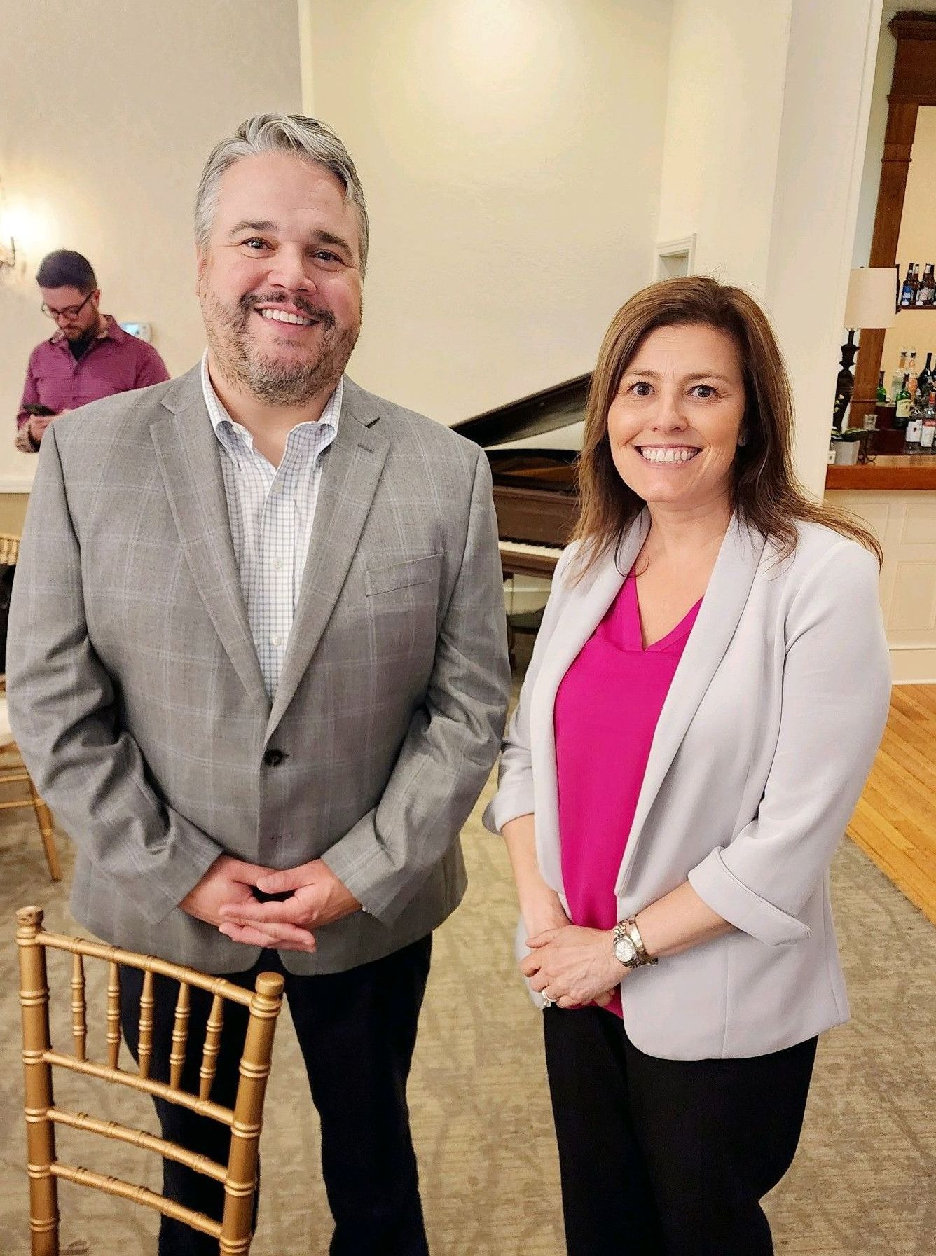 Michael O'Connell, Heather Mosca, Ceasar Abreu, and Kimberly Donald of Apex Technology Group are pictured at Adoption Rhode Island's Annual Awards Luncheon.