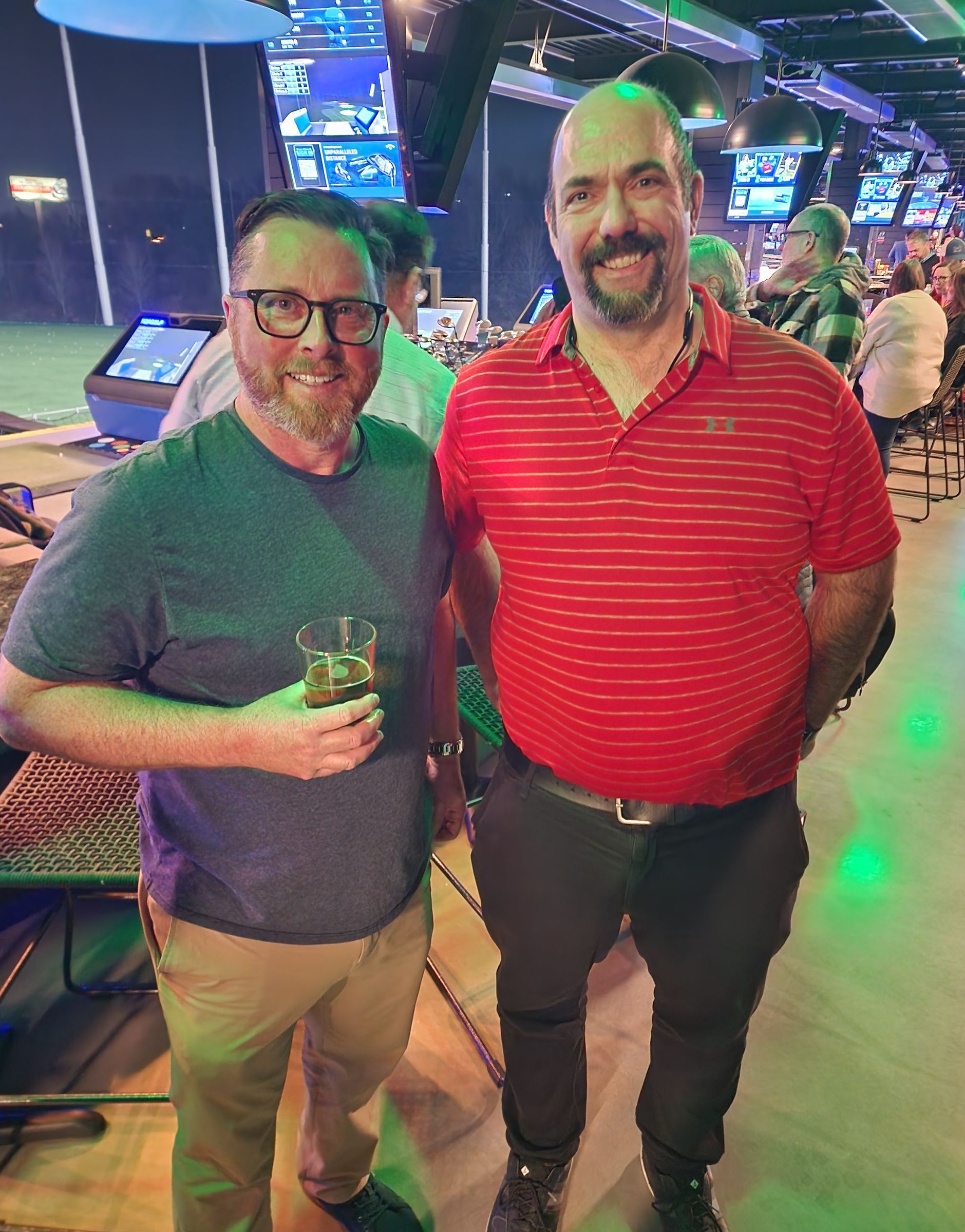 Brian Hubert, Apex Technology Group, and Elvis Seth, Brown University at our Client Appreciation Event.