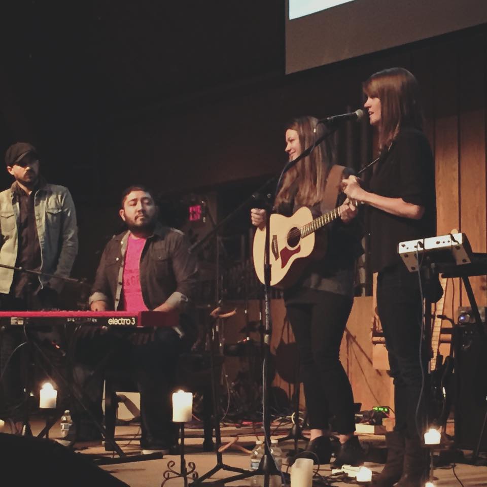 Ben in the church band