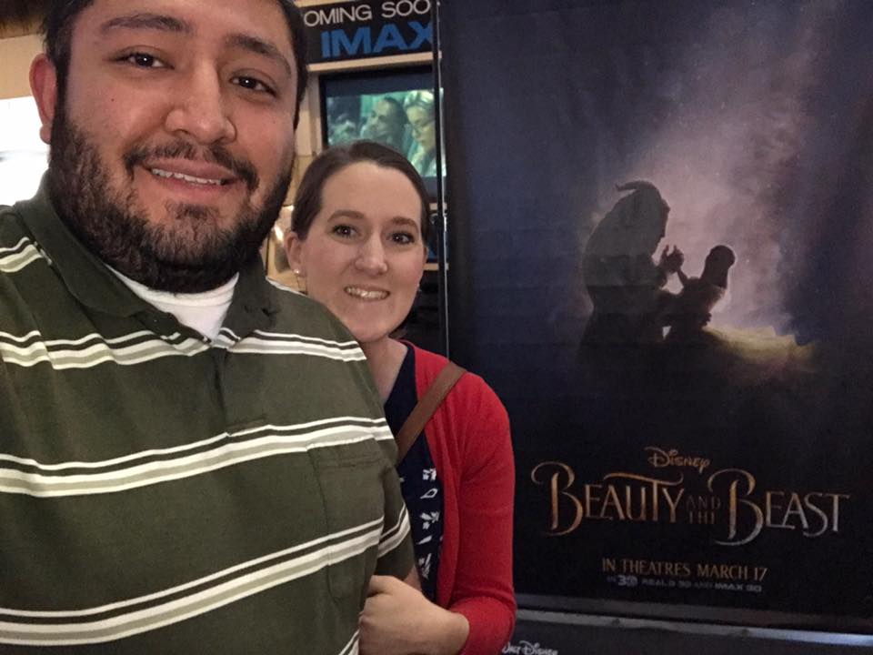 Ben and Amy at the movies