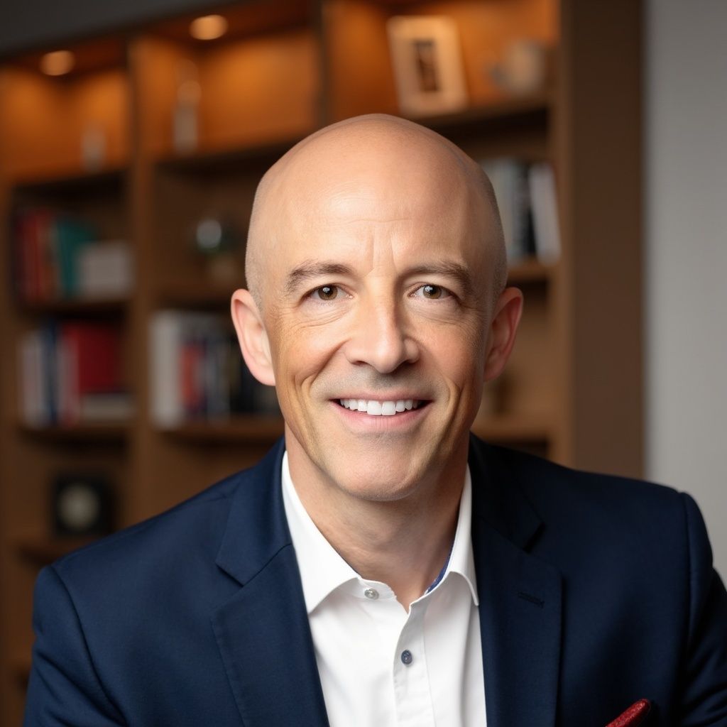 A man is riding a bike on a cliff with a mountain in the background
