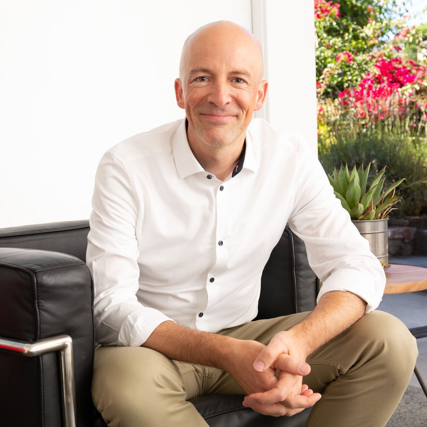 Michael Ceely, executive coach in an office setting.