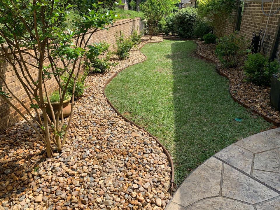 Stone, Grass & Concrete In Landscaping — Tyler, TX — Creative Landscape Solutions