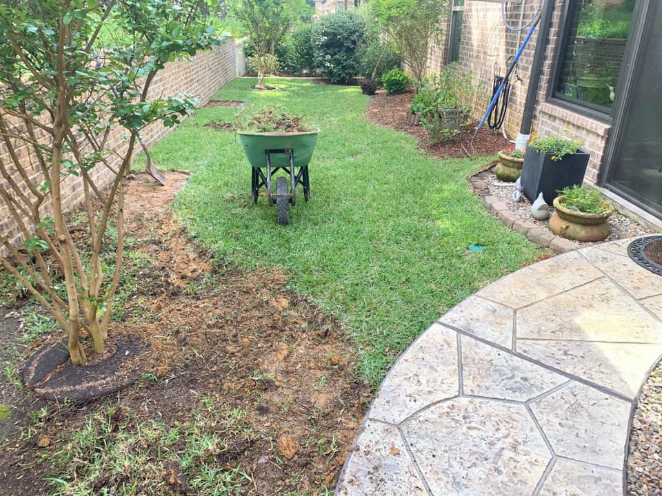 Concrete Path — Tyler, TX — Creative Landscape Solutions