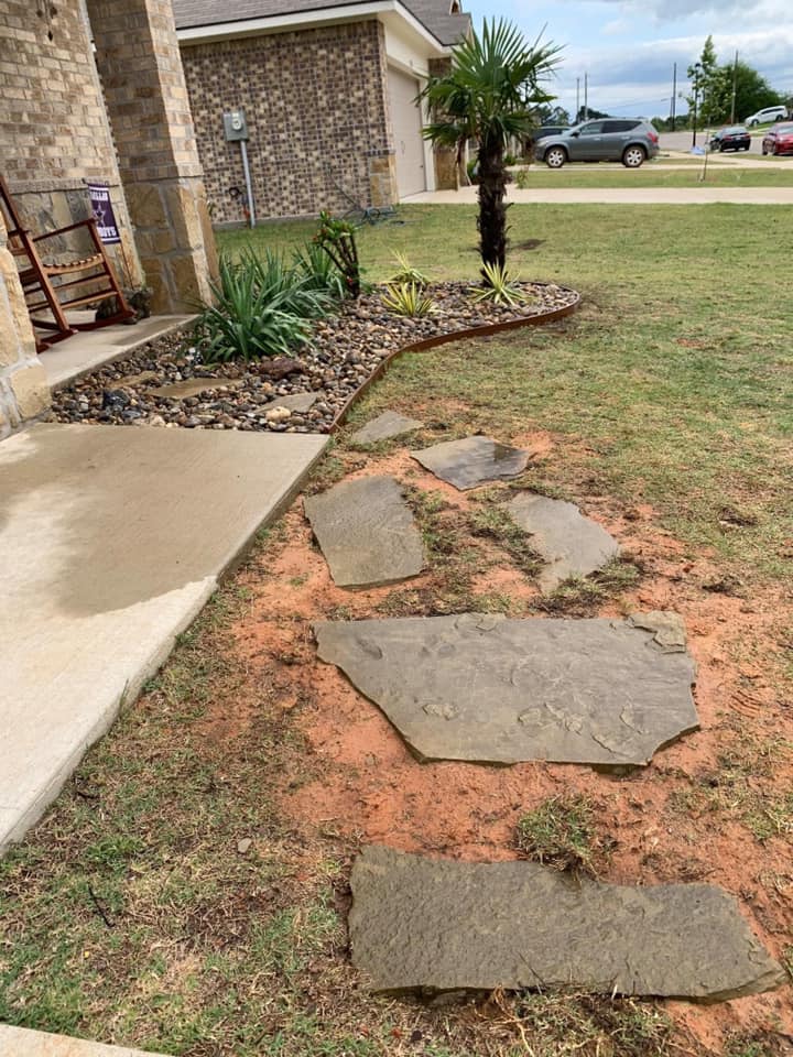 Huge Stones Pathway — Tyler, TX — Creative Landscape Solutions
