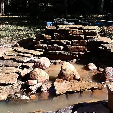 Water & Rock Landscaping — Tyler, TX — Creative Landscape Solutions