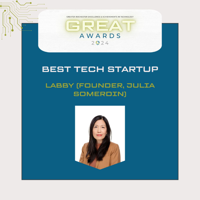 A poster for the great awards with a picture of a woman