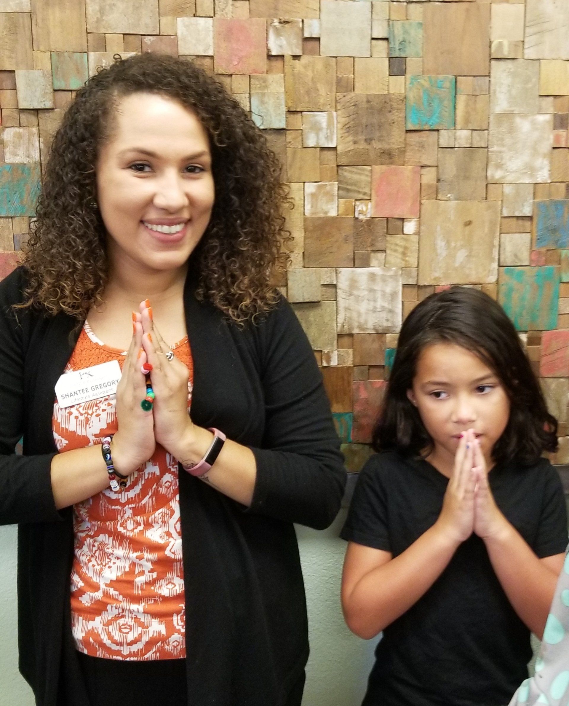 Weekly Children's Chapel - A Girl Teaching Children Inside A Chapel in San Antonio, TX