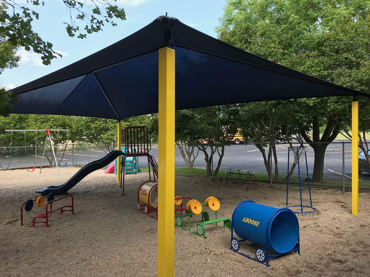 Outdoor - A Boy Holding In A Rope In The Park in San Antonio, TX