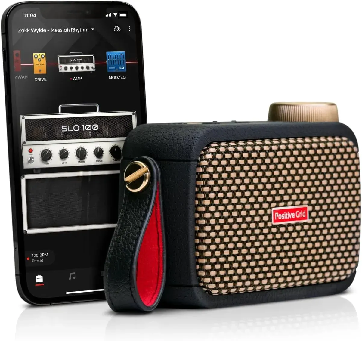 Positive Grid Spark GO 5-watt portable smart guitar amplifier with Bluetooth