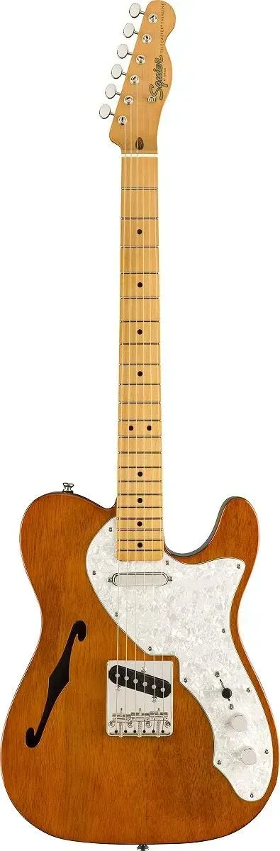 Squier Classic Vibe 60s Telecaster Thinline semi hollow body electric guitar natural finish