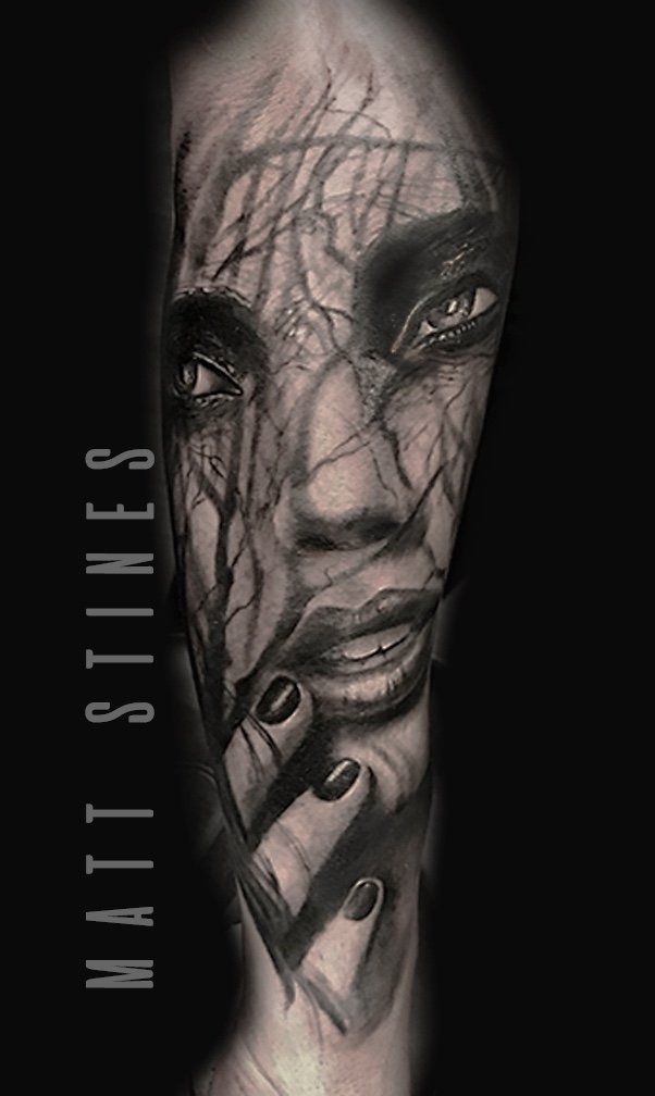 Gothic Girl Tattoo — Danville, IL — No Regrets Tattoos & Body Piercing