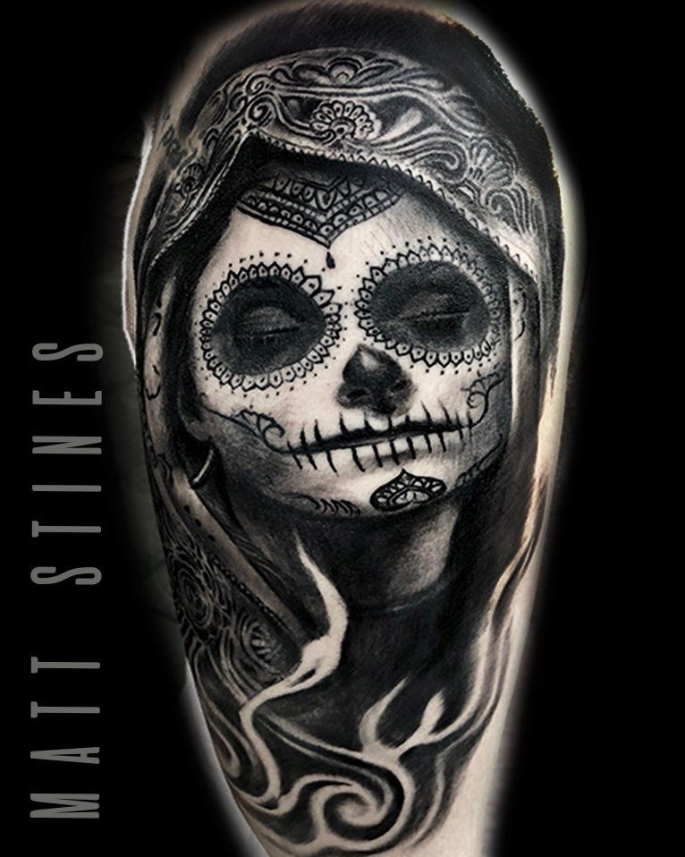 Gothic Design Tattoo — Danville, IL — No Regrets Tattoos & Body Piercing