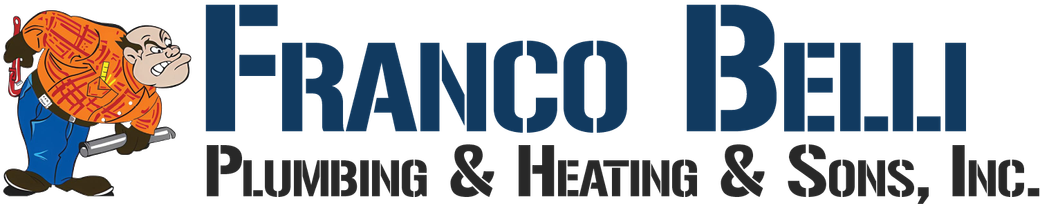 Logo: Cartoon plumber with company name