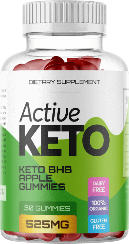a bottle of active keto keto bhb apple gummies