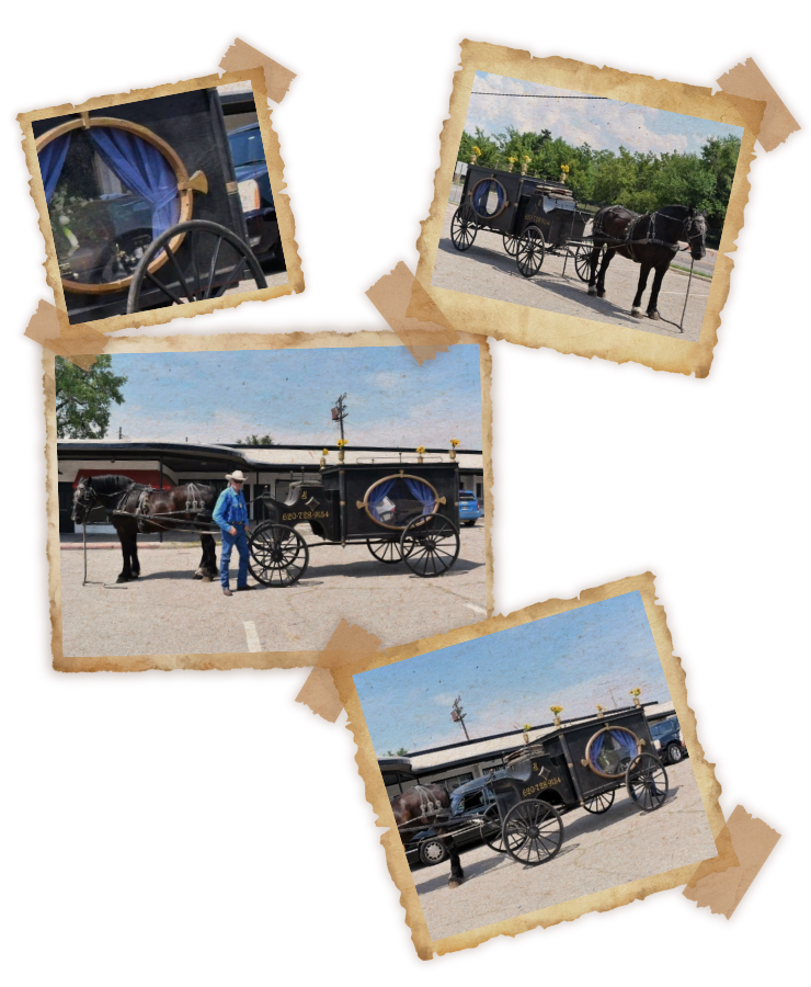 horse drawn carriage rides for funeral