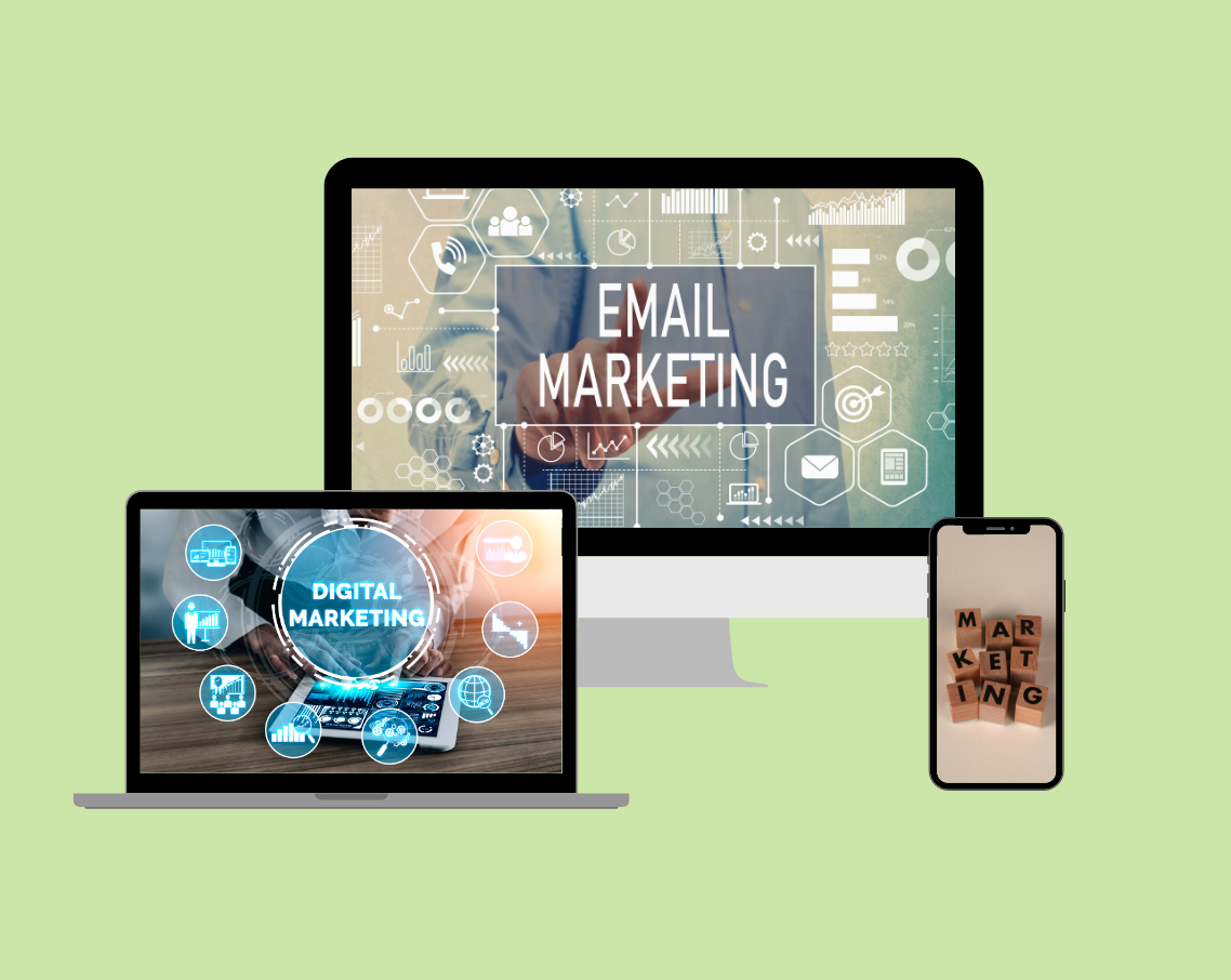 Website design for Homebody Rentals displayed on desktop, laptop, and smartphone.