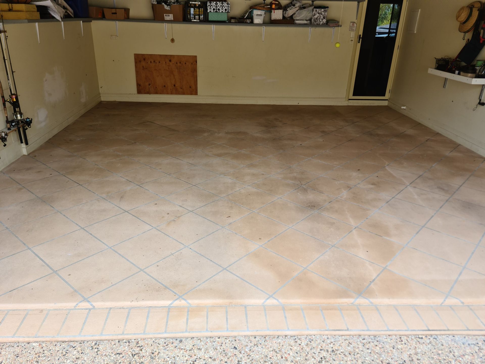 Old Garage — Bargara, QLD — Steve’s Seamless Flooring