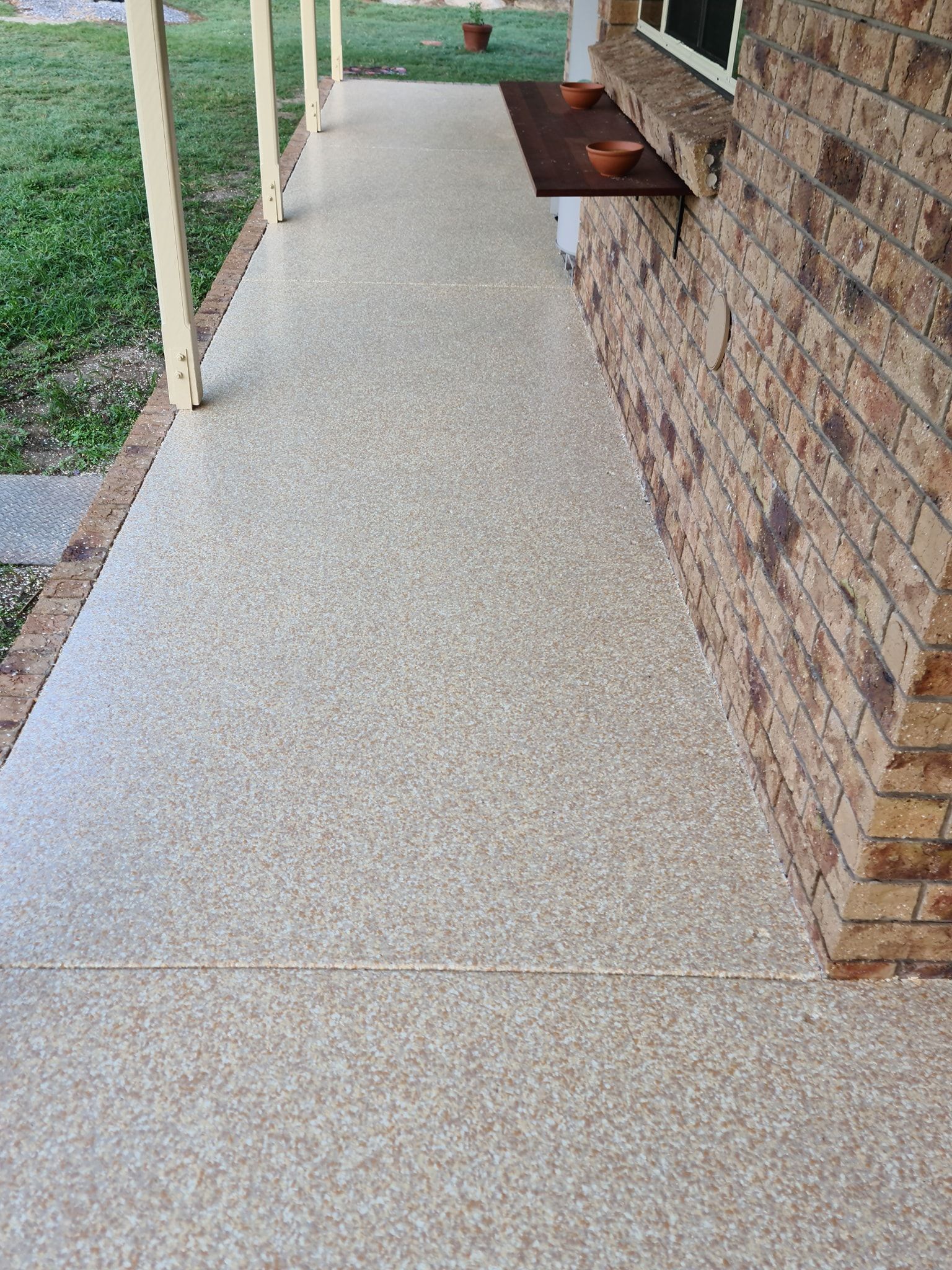 New Patio — Bargara, QLD — Steve’s Seamless Flooring
